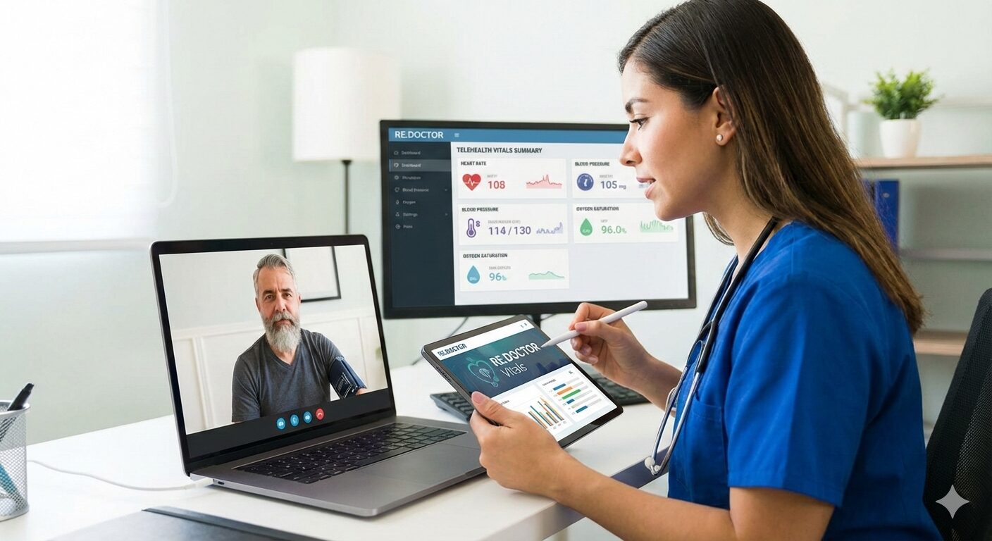 How RE.DOCTOR Vitals is Revolutionizing Telehealth: Remote Vital Sign Monitoring Made Easy