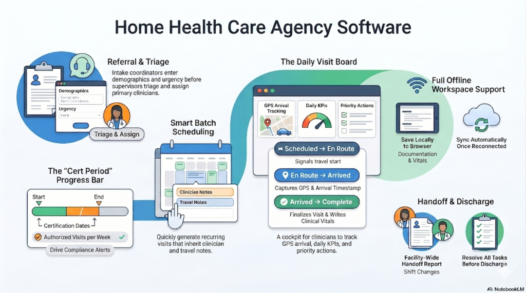 Home Health Care Agency Software